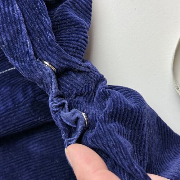 24 Months Vintage Popsicle Navy Blue Overalls 80s, 90s Cotton Corduroy Wide Wale - Picture 12 of 12